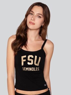 FSU Playmaker Tank Womens size XS cropped adjustable straps Logo Game day New